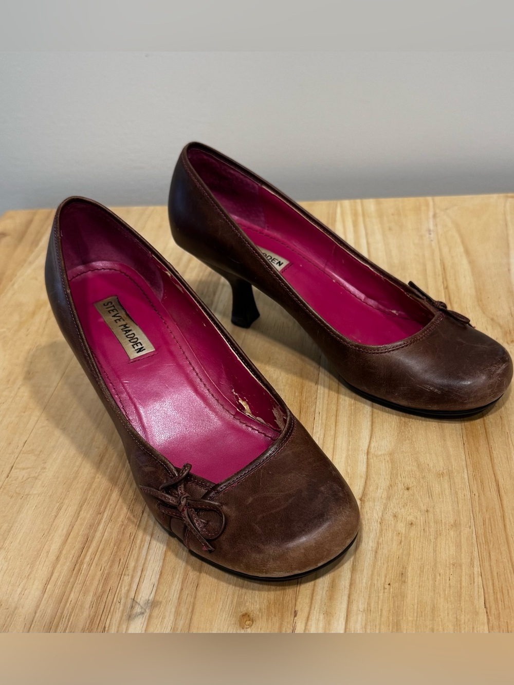Steve Madden Heels with Bow Accent